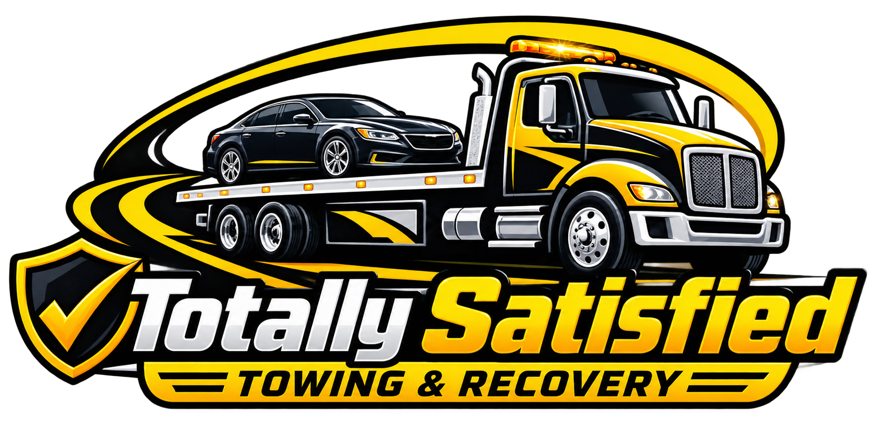 Totally Satisfied Towing & Recovery truck